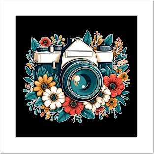 Floral Camera Posters and Art